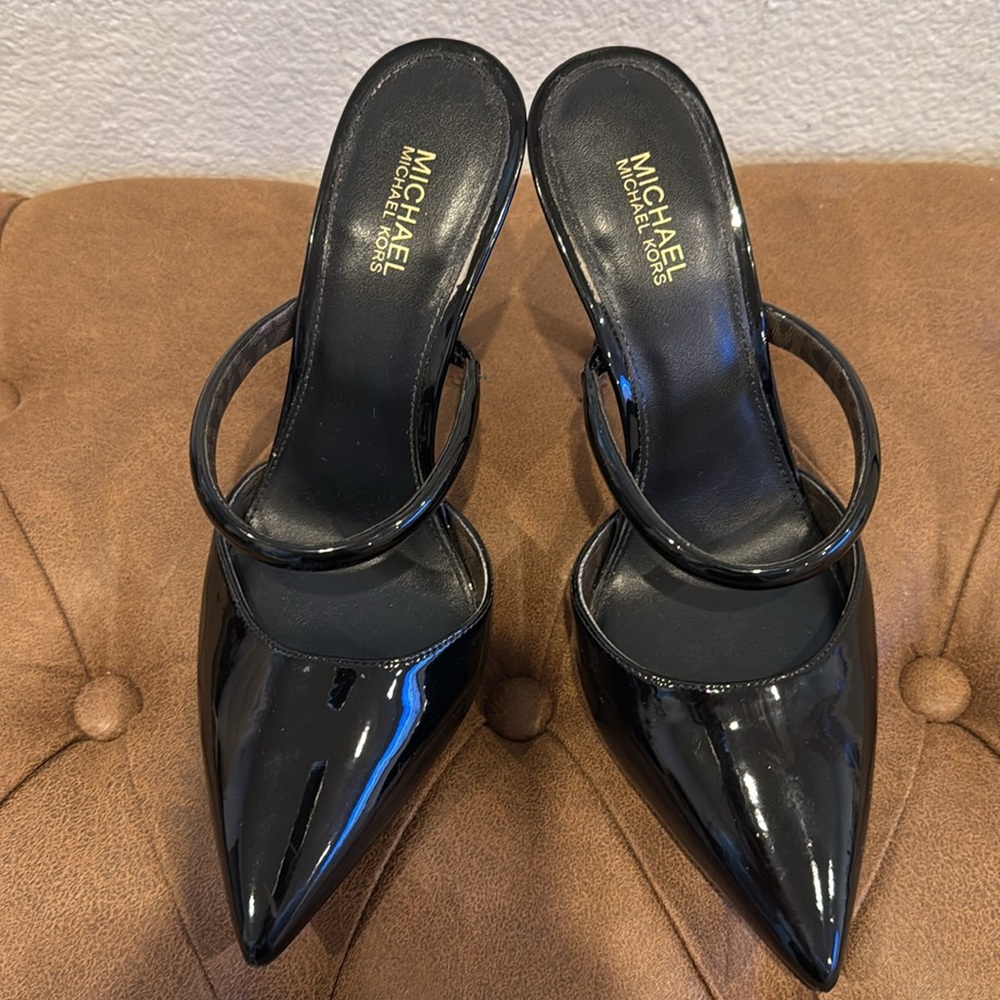 Michael Kors Glossy Black Heels